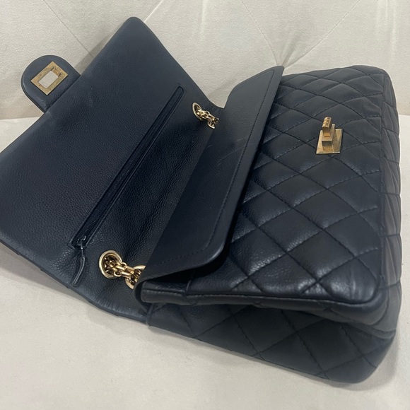 Chanel Double Flap Calfskin Reissue 2.55 Medium Bag - Picture 5 of 12